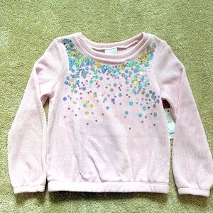 Girls sequin sweater NWT size 4